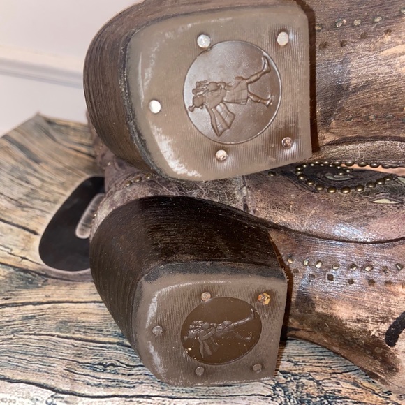 CORRAL WOMEN'S Vintage WESTERN BOOTS - Picture 4 of 10